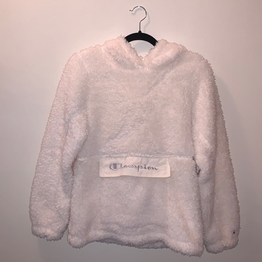 SOLD ON MERCARI Champion Sherpa Sweatshirt NWOT